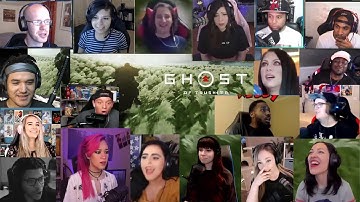 REACTION COMPILATION TO GHOST OF TSUSHIMA INTRO (channels under 100k)