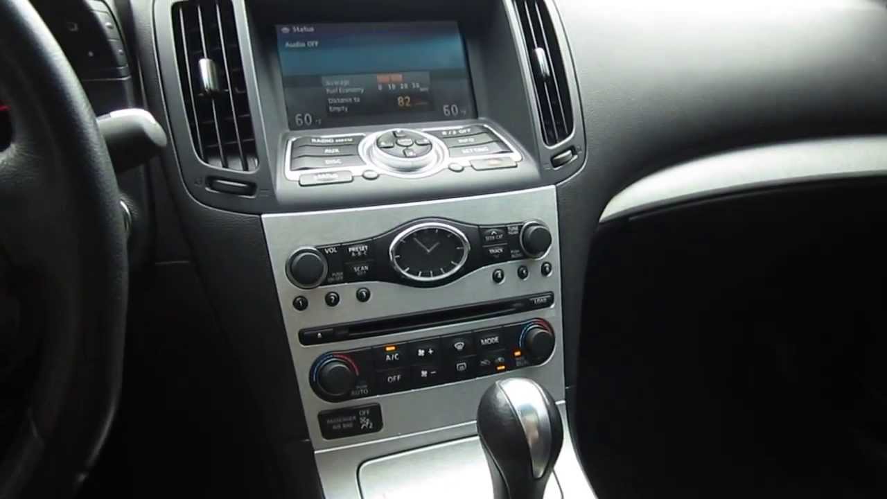 2008 Infiniti G37 Black Stock 13983b Interior Youtube