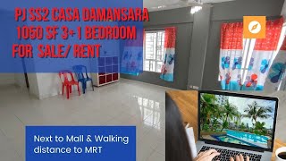 Selangor - PJ - SS2 - Next to 3 Damansara Mall - Casa Damansara 3 bed condo for Rent/Sale - Freehold