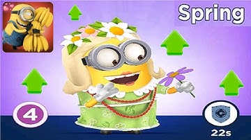 Spring Minion RusH Maxed Rank 40 Level Up Costume gameplay walkthrough ios & android