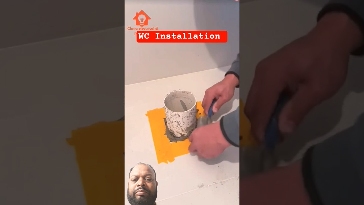 How install toilet 🚽