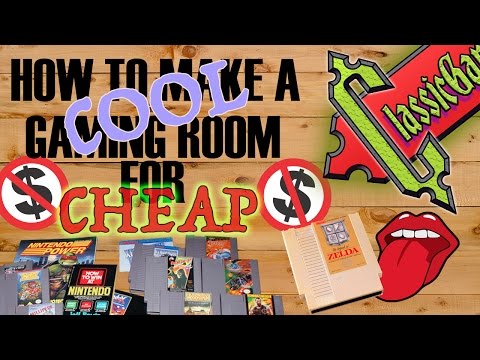 How to make a COOL Gaming Room for CHEAP