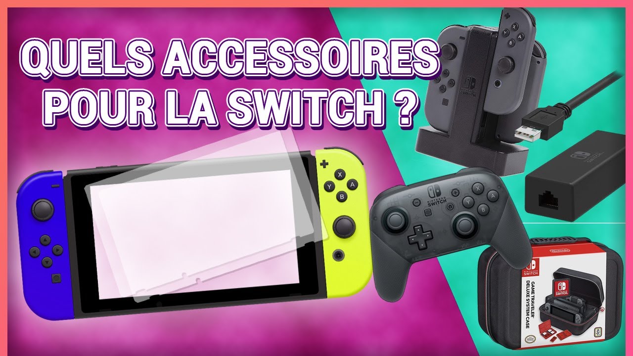 ACCESSOIRES POUR LA NINTENDO SWITCH - Quoi choisir, pour quels