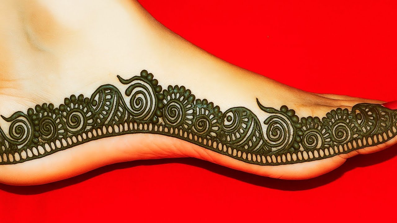 Simple Stylish Feet Mehndi Design👣| Very Easy & Beautiful Leg mehndi design| Arabic Mehndi Design