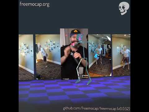 FreeMoCap v0.0.52 - Massively improved auto-generated Blender animation!