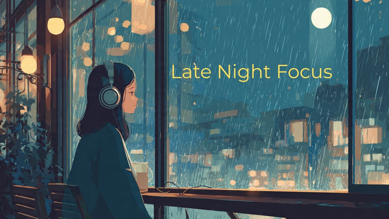 1 Hour Deep Focus Music 🌙 Rainy Night Lofi | Study & Work — No ...