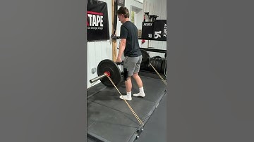 Split stance RDL-trap bar-banded