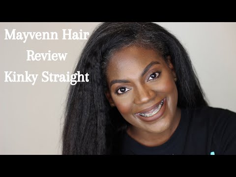 HONEST REVIEW: MAYVENN HAIR | Kinky straight texture