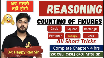 Complete Figure Counting Chapter | Reasoning| All questions and tricks | All SSC Exams