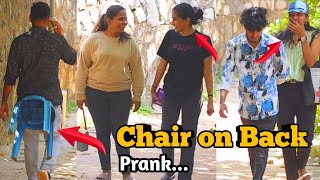 Chair on Back Prank 😂 | Fun Video