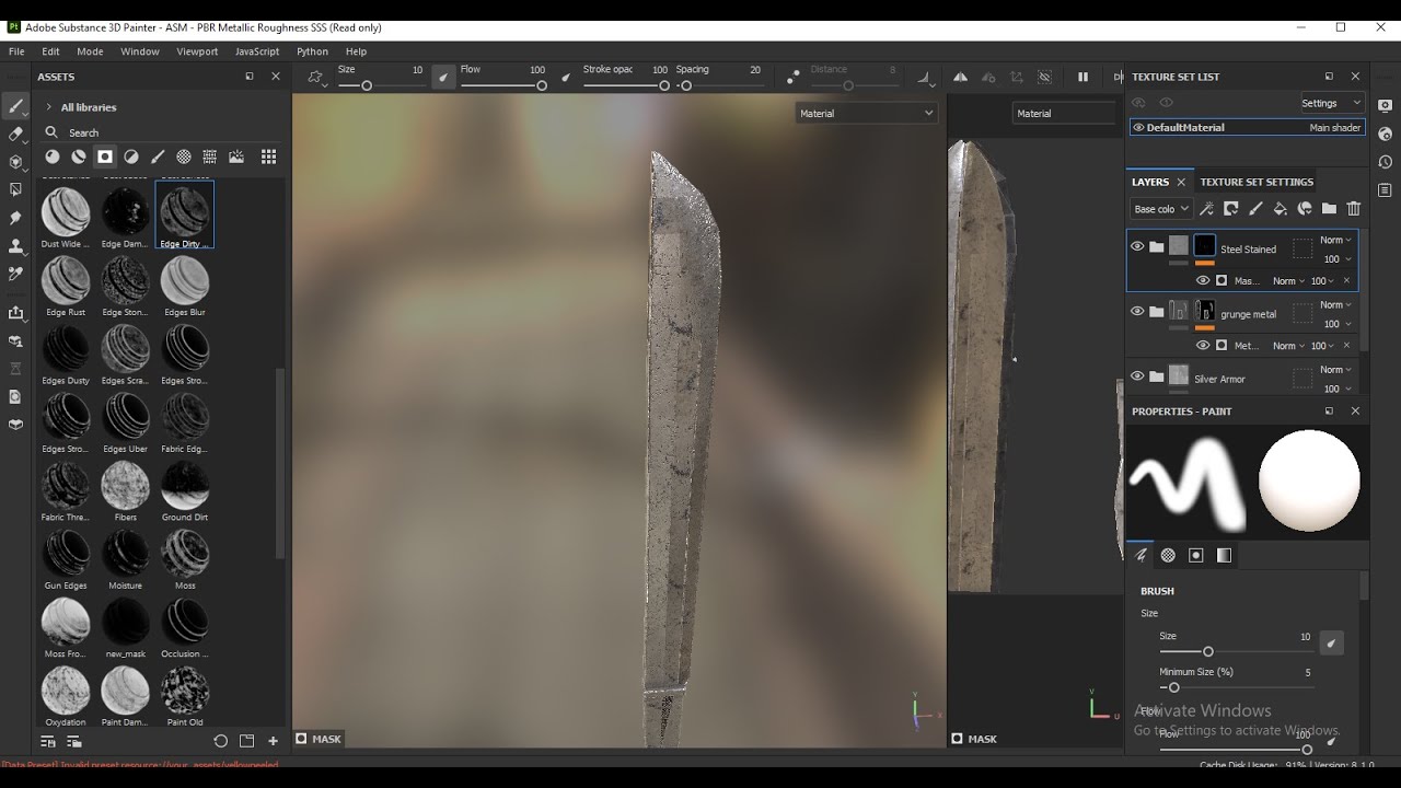 How to Model & Texture Game Assets in 3ds Max + Substance Painter ...