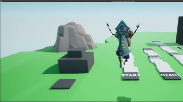 UE4 3D Platformer - Early Movement Experimentation