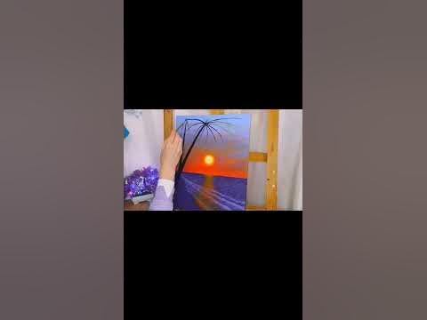 🌊Картина морський пейзаж, закохані,світиться у темряві #acrylicpainting ...