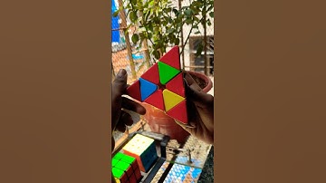 Pyraminx pattern easy#cubing#puzzle#rubikscube#rubikcube#cube#puzzle#reel#viral#shorts