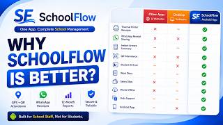 Stop Managing Your School Manually! | SchoolFlow App | Fee + Attendance + Receipt in Seconds | Free