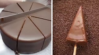 Super Moist Chocolate Cake Recipes | Perfect Dark Chocolate Cake Decorating Tutorial