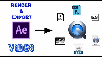 Video Rendering in After Effects & Export to any Format | QuickTime | MP4 | JPEG | PSD |MP3 & others