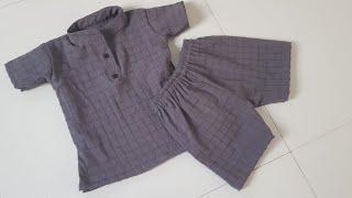 2 Year Old Baby Boy Co-ord Set Cutting And Stitching/Shirt Cutting & Stitching