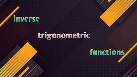 inter maths-1A # inverse trigonometric functions very important questions