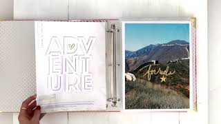 Heidi Swapp Storyline Travel album