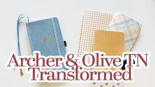How I Turn One Archer and Olive TN Into Three Handmade Traveler's Notebook Inserts