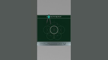 How To Draw The Egg of Life - Sacred Geometry #shorts #sacredgeometry