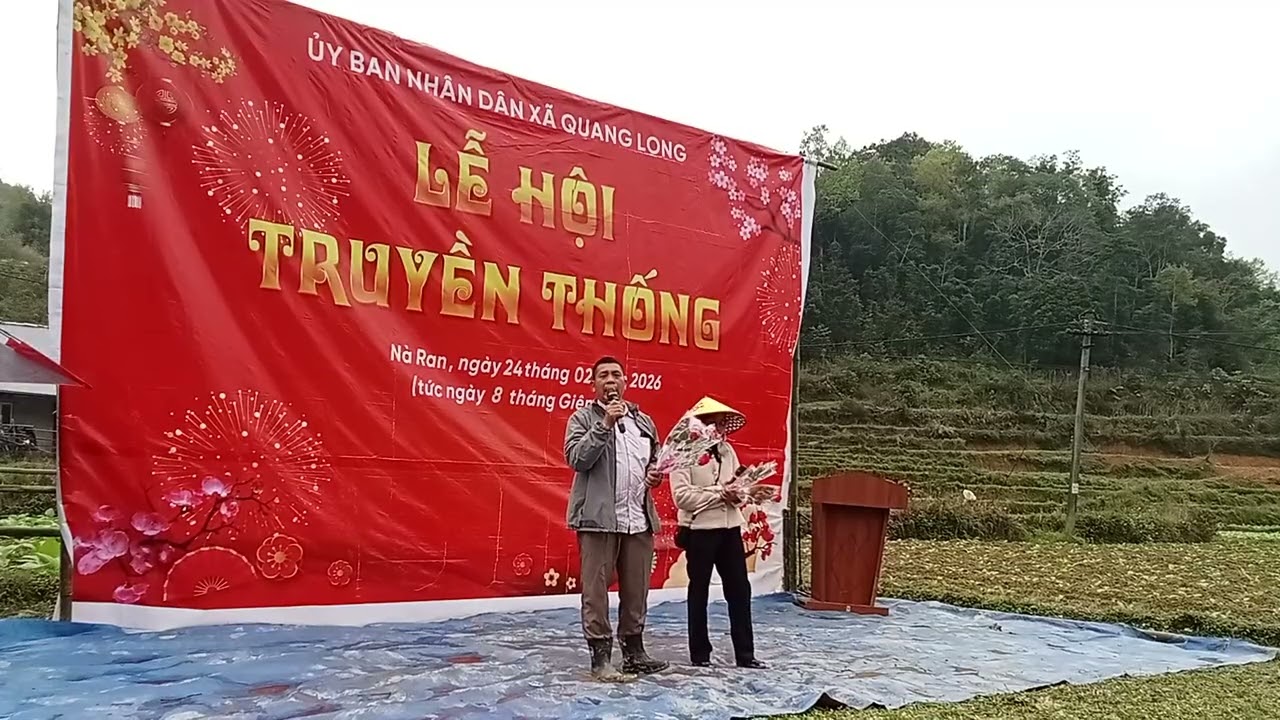Hoàng tư trùng Khánh & Nguyễn hiển ha lang hát kết,ngày hội na ran 