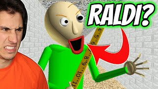 I Finally Met Raldi! (Baldi's Basics Mod)