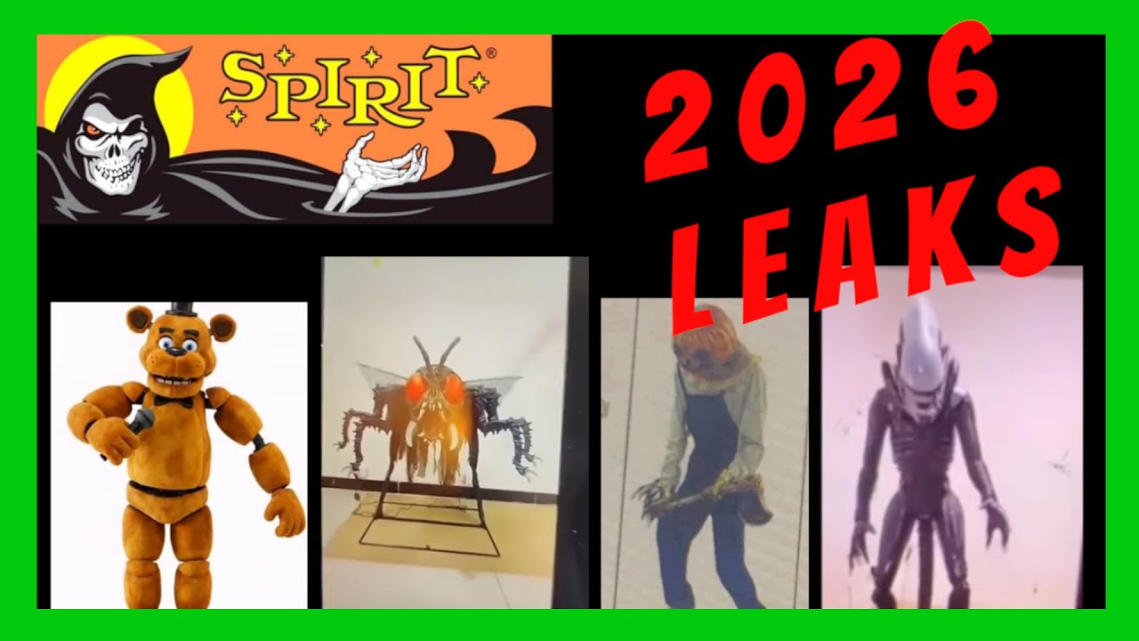 Spirit Halloween 2026 Animatronics Massive Leak!