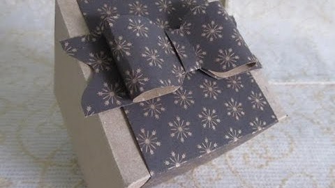 Envelope Punch Board Box Part 2