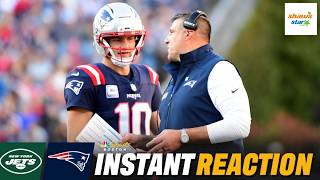 INSTANT REACTION: Another strong week from Drake Maye leads 'sloppy' Pats to 'LUCKY WIN' over Jets 😓
