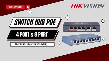 Unboxing Switch Hub POE 4 Port & 8 Port