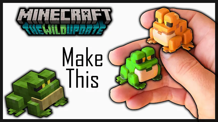 Polymer Clay Tutorial ★ Minecraft Frogs ★ How to sculpt a Frog ★ Miniature Frog Sculpting DIY