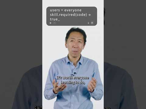 ⁣Andrew Ng: The Skill That Keeps You Relevant in the AI Era