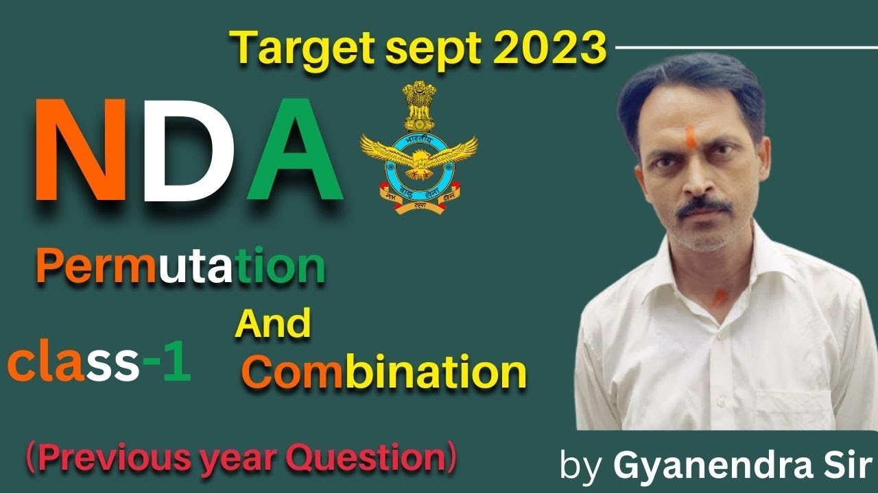 Permutation And Combination NDA TricksQuestions Answer YouTube
