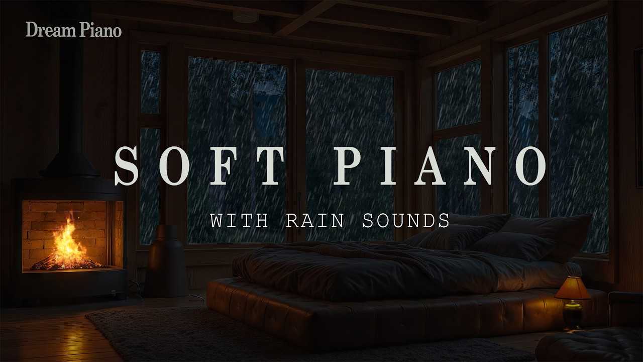 Gentle Rain Sounds and Calm Piano Music for Deep Sleep 🌙💤 Relaxing ...