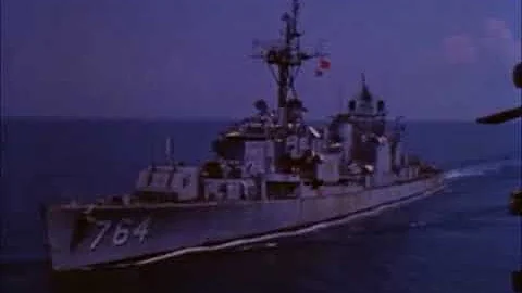 USS Lloyd Thomas DD 764 in May 1972 on WESTPAC