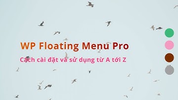 Cách dùng WP Floating Menu Pro - Tạo Floating Menu cho wordpress chuyên nghiệp