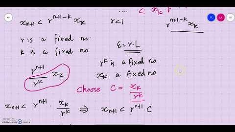 Mathematical Analysis Module 2 Class 17B Convergence of null sequence using ratio test