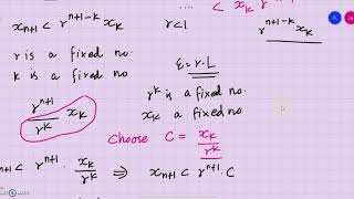 Mathematical Analysis Module 2 Class 17B Convergence of null sequence using ratio test