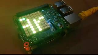 Android Things - LED matrix text Wealth