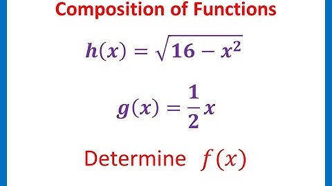 Given Composite Function How to find the Inside and Outside Functions MHF4U Test