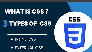 Types Of Css Internal External Inline
