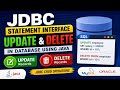 JDBC Statement Interface | Update & Delete Records in Database Using Java