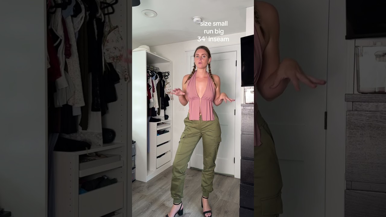 Cargo joggers are so cute 🙈 