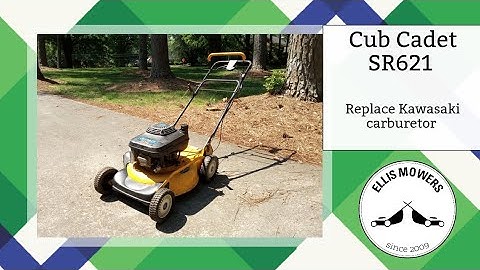 Cub Cadet SR621 Kawasaki replace the carburetor and service
