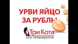 Урви яйцо за рубль в "Три Кота" с 20 по 31 января! Урви яйцо за рубль в "Три Кота" с 20 по 31 января!