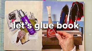Glue Book Collage Art: Repurposed Magazines @CarolineontheHillside