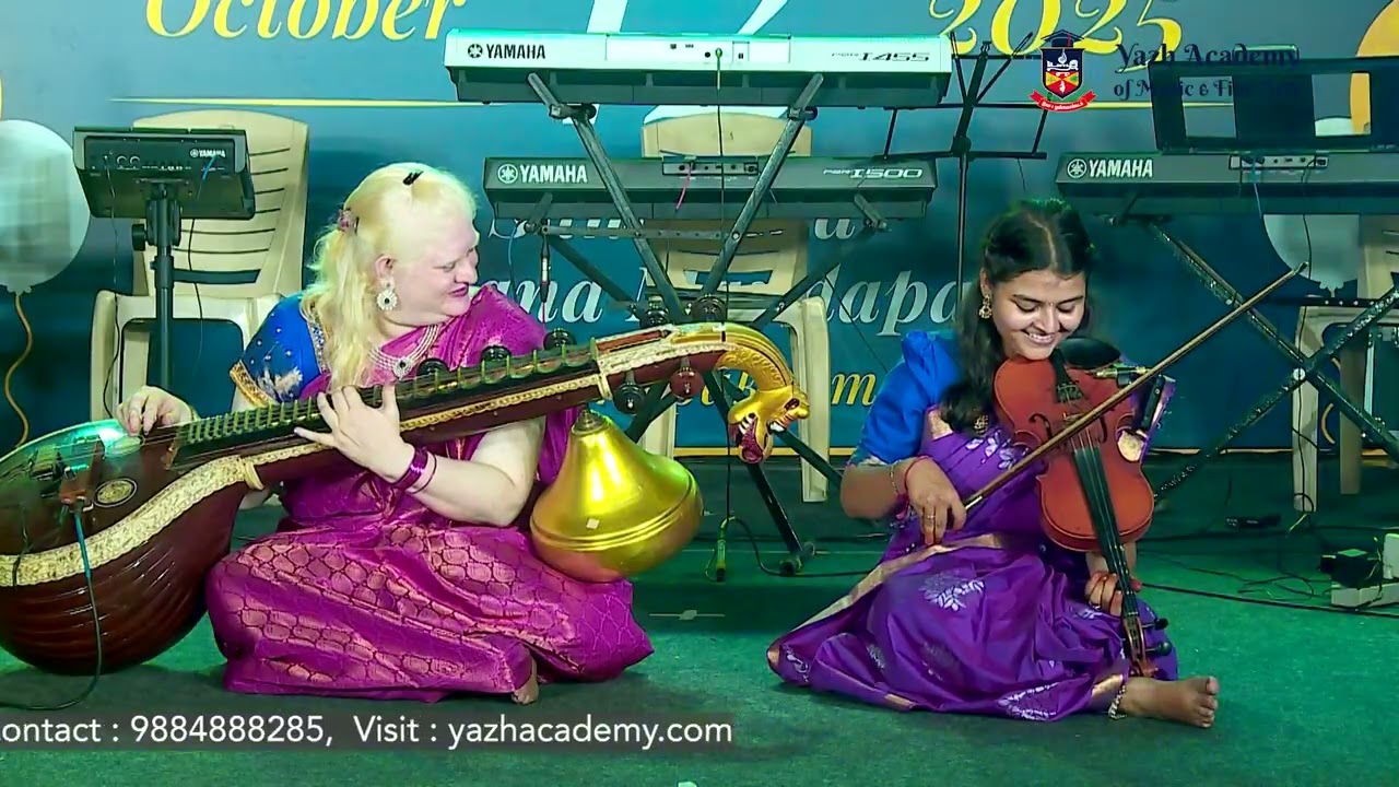 Vaanilea Theanila | Yazh Academy | Veena | Violin | Yazh Fiesta 2025