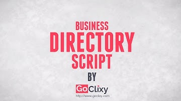 Business Directory Script - To Build Your Own Directory Websites